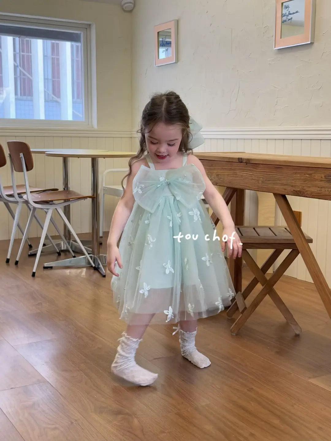Butterfly Bowknot Tulle Dress