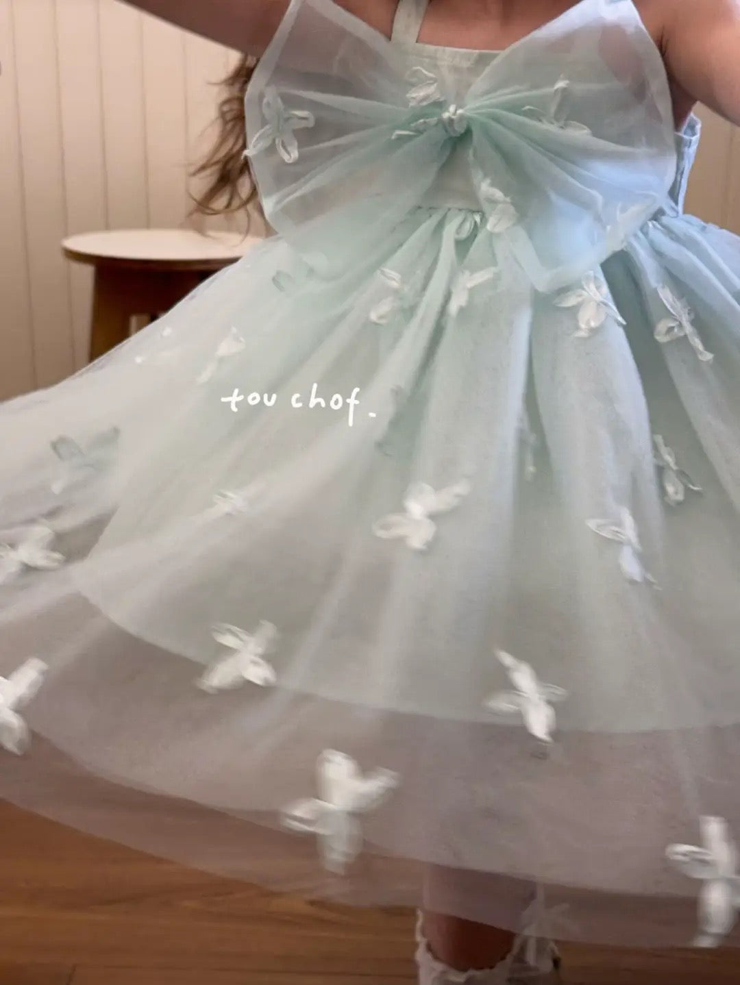Butterfly Bowknot Tulle Dress