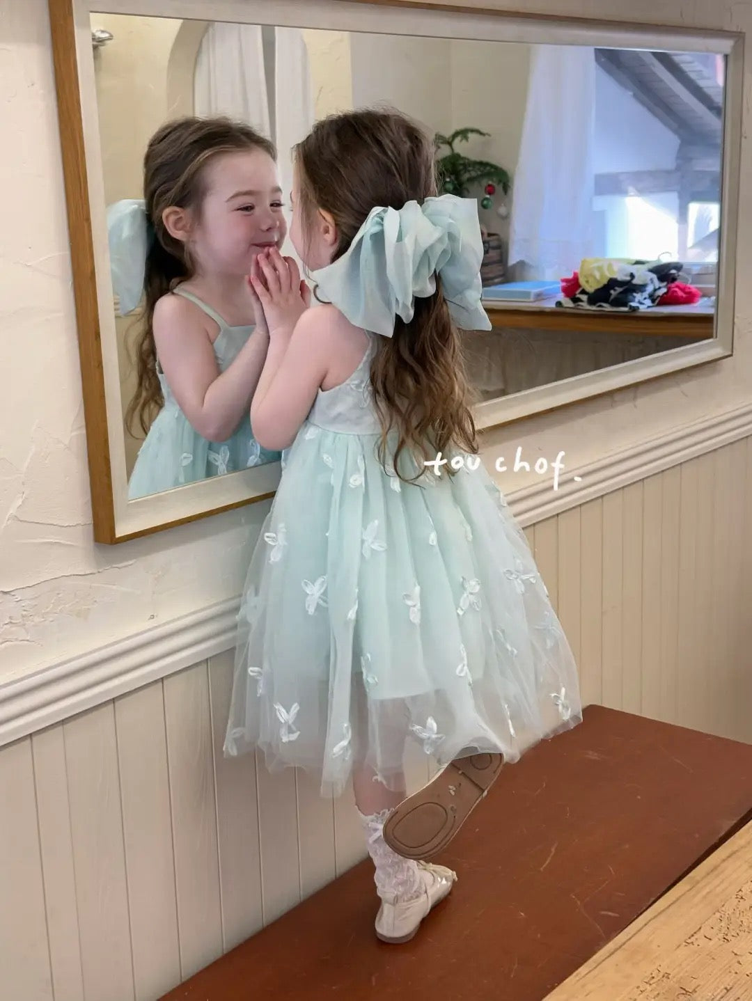 Butterfly Bowknot Tulle Dress